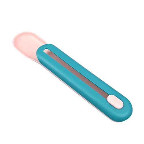 FuninCrea Lickable Cat Treats Spoon, Cat Liquid Snacks Feeding Spoon Pet Food Scoop for Feeding Lickable Wet Treats, Creative Pet Liquid Snacks Feeder for Cats and Dogs (Blue) von FuninCrea