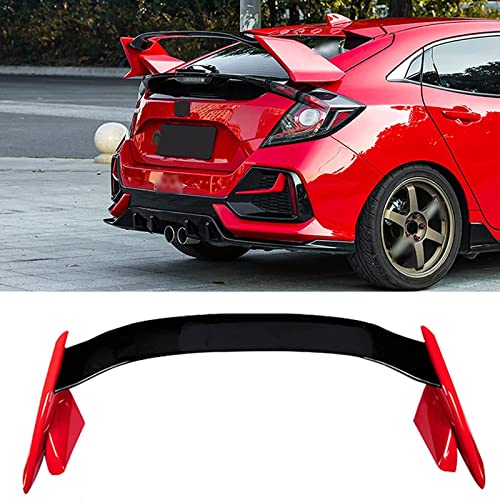 Heckspoiler Flügel für Honda Civic Fk7 2016 2017 2018, Kratzschutz Auto Heckspoiler Spoiler, Auto Heckspoiler Kofferraumdeckel Spoiler Styling Zubehör, Heckkofferraumflügel von Funiur