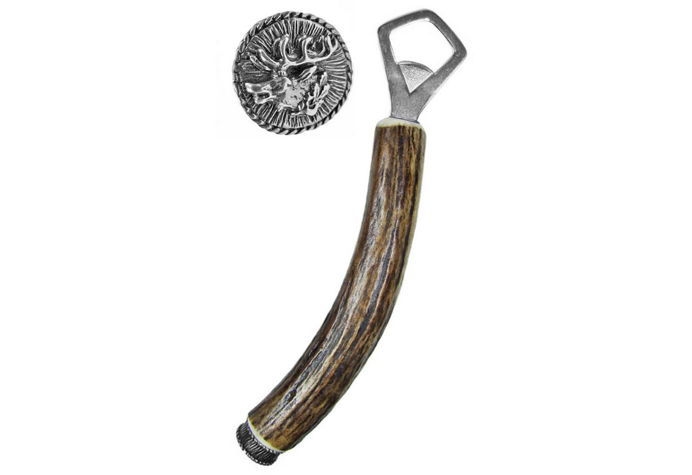 Funk Hirschhorn Flaschenöffner Funk Hirschhorn Flaschenöffner mit Zierkappe, Hir Funk Hirschhorn Flaschenöffner Funk Hirschhorn Flaschenöffner mit Zierkappe, Hir von Funk Hirschhorn