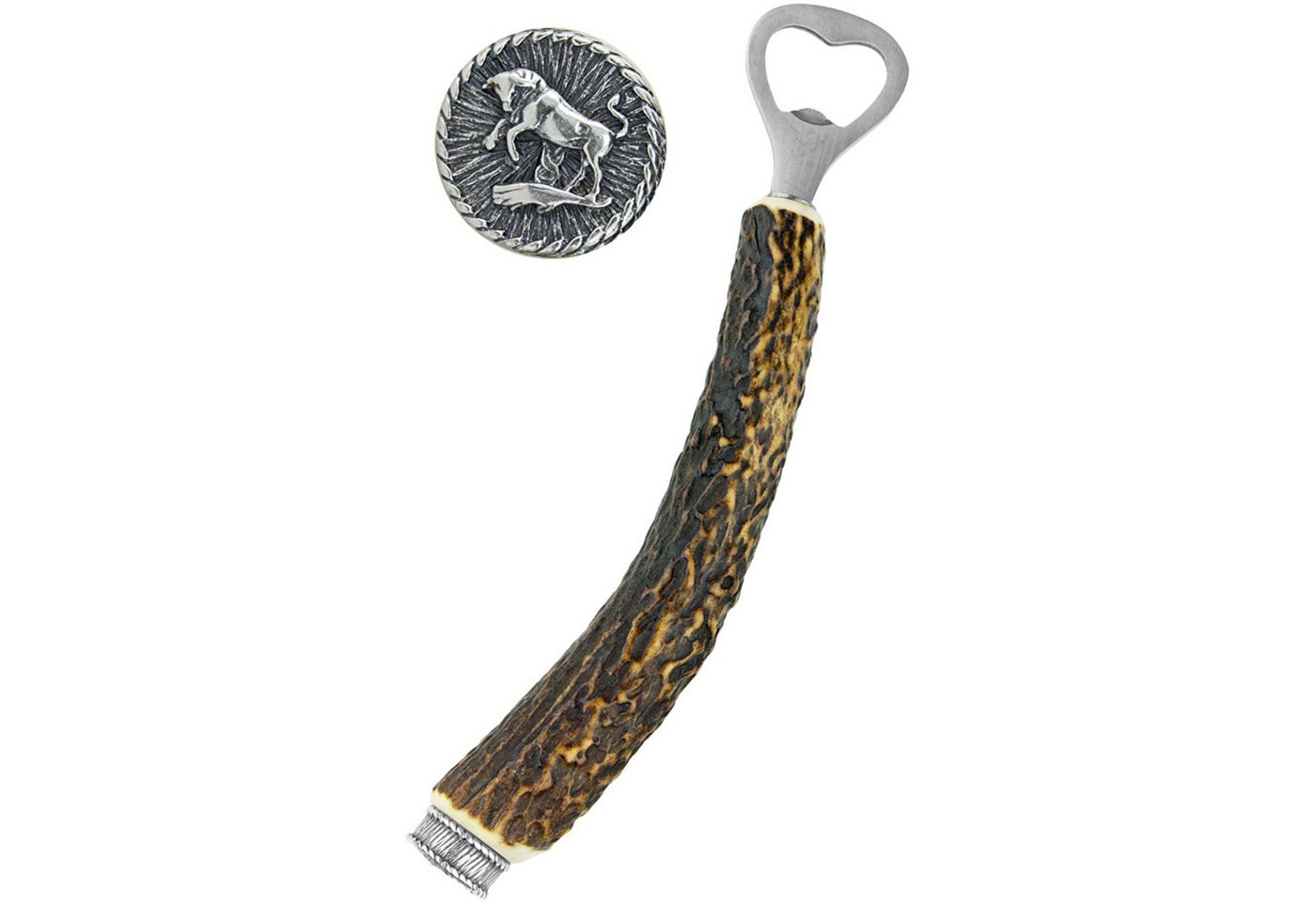 Funk Hirschhorn Flaschenöffner Funk Hirschhorn Flaschenöffner mit Zierkappe, Ste Funk Hirschhorn Flaschenöffner Funk Hirschhorn Flaschenöffner mit Zierkappe, Ste von Funk Hirschhorn