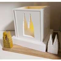 Windlicht Köln | Kölner Dom Schenken Mit Liebe Kölsch Geschenk Für Fans Wichteln Geburtstag Individualisierbar von FunkelmariechenShop