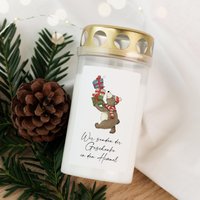 Grabkerze - Weihnachtsgeschenke | Weihnachten Im Himmel Sternenkind Kerze Friedhof Grablicht Grabschmuck Grabkerze - Weihnachtsgeschenke | Weihnachten Im Himmel Sternenkind Kerze Friedhof Grablicht Grabschmuck von Funkenbunt