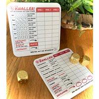 Funke & Brand Bierdeckel Trinkspiel Der Knaller - Würfelspiel Untersetzer Für Zu Hause von FunkeundBrand