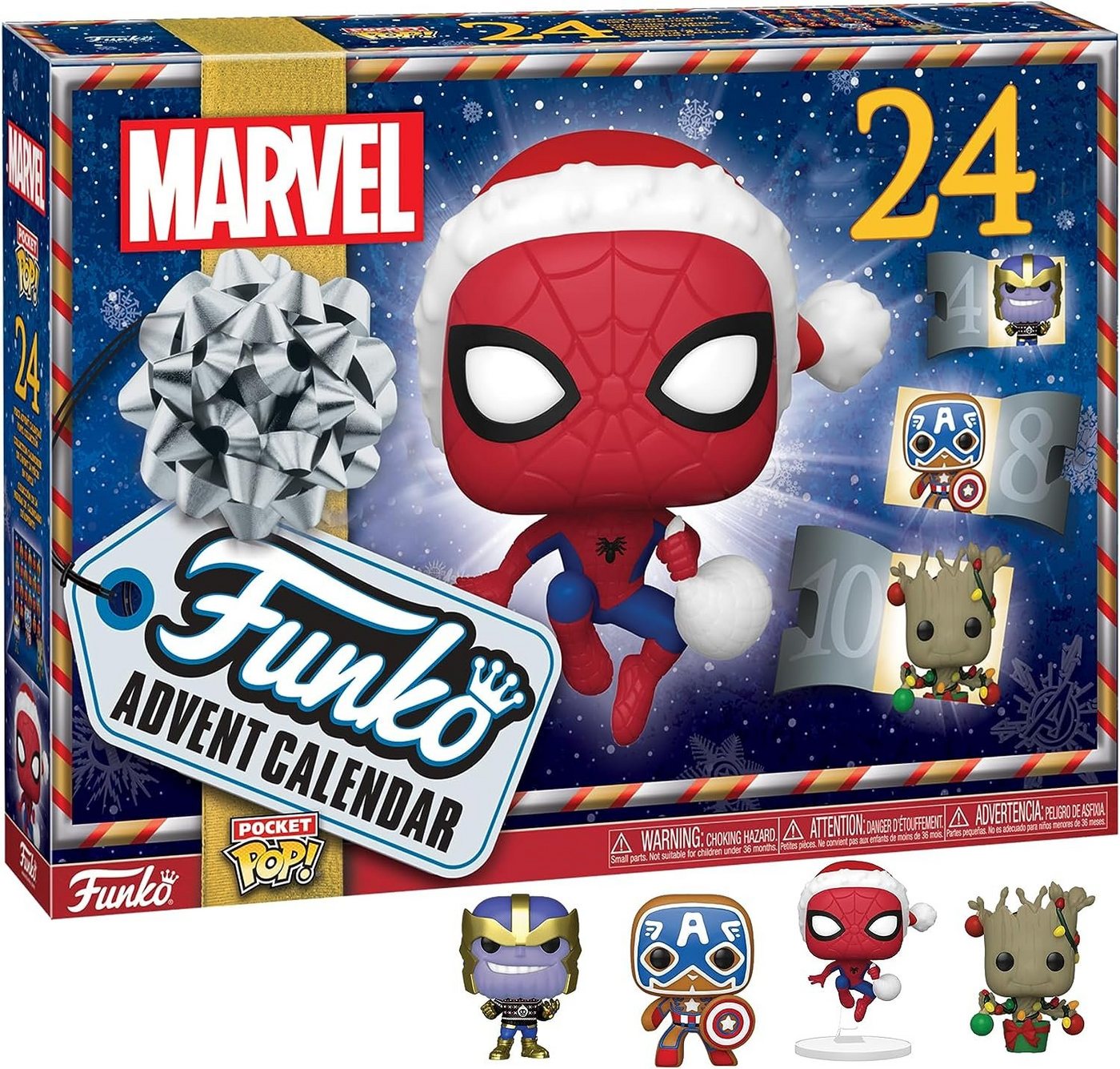 Funko Adventskalender Marvel Holiday Vinyl-Figur Sammlung zum Verschenken von Funko