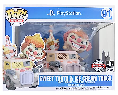 Funko Pop Rides 91 Playstation - Sweet Tooth & Ice Cream Truck - Gamestop Exclusive von Funko