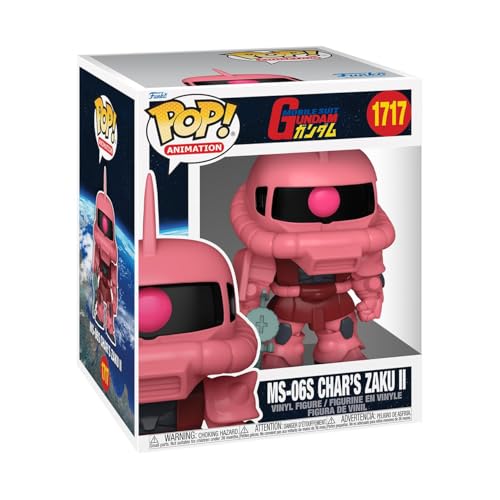 Funko Pop! Super: MS Gundam - 1/6 Quote Für Seltene Chase-Variante Ars Chars Zaku Ii Ii - Mobile Suit Gundam - Vinyl-Sammelfigur - Geschenkidee - Offizielle Handelswaren - TV Fans von Funko