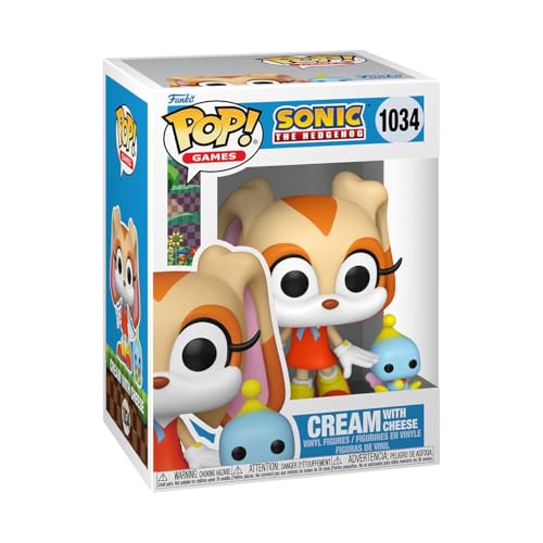 Funko Pop! & Buddy: Sonic - Cream mit Cheese - Sonic The Hedgehog - Vinyl-Sammelfigur - Geschenkidee - Offizielle Handelswaren - Spielzeug Für Kinder und Erwachsene - Video Games Fans von Funko