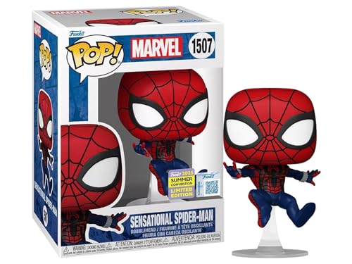Pop Sensational Spider-Man Funko 2025 Sommerkonvention Limited Edition 1507 (mit Kunststoffschutz) von Funko