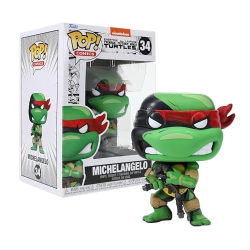 TMNT POP Comics Michelangelo PX Vinyl Figure W/B&W Chase von Funko