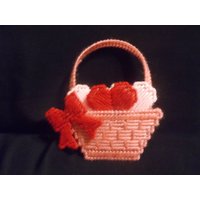 Kunstoff Canvas Korb Der Herzen Magnet von FunksHomemadeCrafts