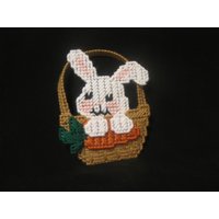Kunststoff Osterhase Im Korb Magnet von FunksHomemadeCrafts