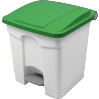 helit Tret-Abfallbehälter "the step“, 30 Liter, grün von helit