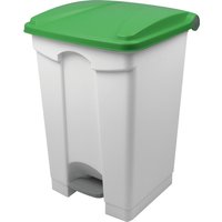 helit Tret-Abfallbehälter "the step“, 45 Liter, grün von helit
