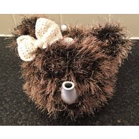 Handgestrickter Teddybär Teewärmer Gemütlicher Mitteltopf Einzigartige Moderne Küche Geschenk Shabby Chic One Of A Kind Kunstpelz Braun Tier Handgestrickter Teddybär Teewärmer Gemütlicher Mitteltopf Einzigartige Moderne Küche Geschenk Shabby Chic One Of A Kind Kunstpelz Braun Tier von FunkyKnitsUK