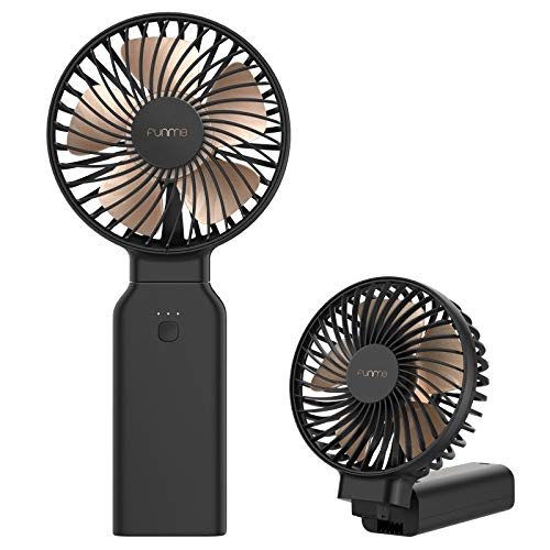 Funme Handventilator 3 in 1 Tischventilator Tragbarer Lüfter mit 53 Stunde 9000 Aufladbarer Batterie Multifunktion 4 Stufen Faltbarer Persönlicher Notladelüfter Exquisit für Camping und Zuhause von Funme