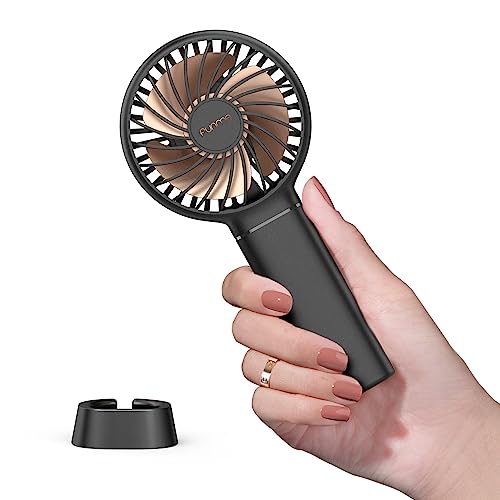 Funme Mini Handventilator, 2025 Neu Mini Tragbarer Ventilator mit 2000 Aufladbarem Batterie 10 Stunde 3 Stufen Persönlicher Klein Lüfter Exquisit für Mädchen Schminken Büro Reisen und Zuhause von Funme