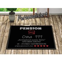 Omapensionfußmatte M Name Art. 5000 von FunmitFotos