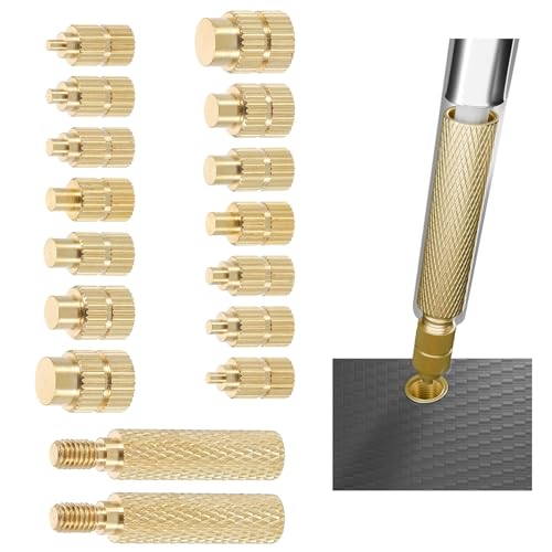 Lötspitzen Einschmelzhilfen,16 PCS Gewindeeinsatz und Lötspitzen Set M2-M8 für 3D-Drucker Zubehör Einschmelzhilfe für Einschmelzmuttern Kompatibel mit Lötstationen und Lötkolben Lötspitzen Einschmelzhilfen,16 PCS Gewindeeinsatz und Lötspitzen Set M2-M8 für 3D-Drucker Zubehör Einschmelzhilfe für Einschmelzmuttern Kompatibel mit Lötstationen und Lötkolben von Funngy