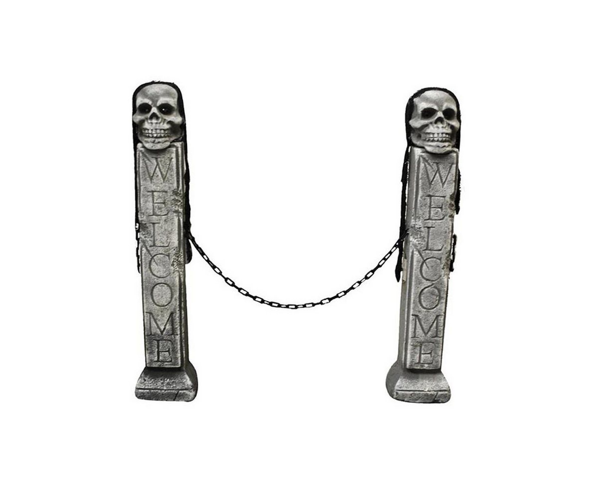 Funny Fashion Dekoobjekt Standsäulen Welcome Horror Stelen 2 St. 70cm von Funny Fashion