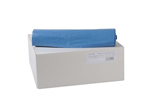 Funny LDPE-Regenerat Müllsäcke, blau, gerollt, 120 l, Typ 60 extra, 1er Pack (1 x 250 Stück) von Funny