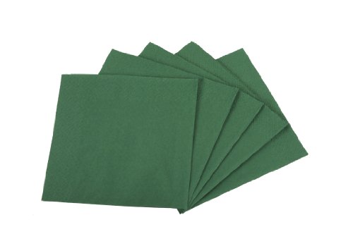 Funny Zelltuchservietten | 33 x 33 cm, 1/4 Falz, 3-lagig, grün|4er Pack (4 x 250 Stück) von Funny