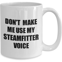 Steamfitter Tasse Mitarbeiter Geschenkidee Lustiger Gag Für Job Kaffee Teetasse Stimme Lustiges Geschenk von FunnyGiftsCreation