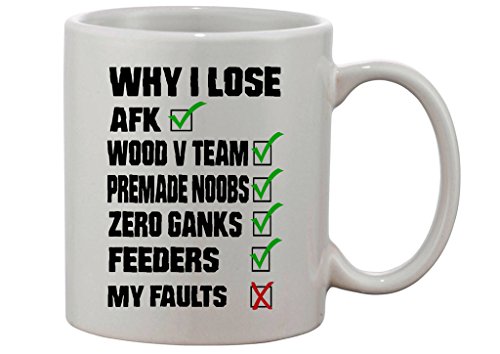 Gamer Quote Reasons Why I Lose Custom Made Mug von FunnyWear