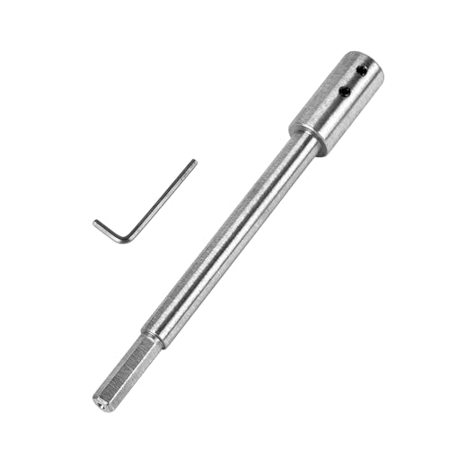 178mm Extra lang Bohrer Verlängerung für Runde oder Sechskantwellen forstnerbohrer mit 3/8"-schaft, Verlängerungsschaft Verlängerung Aufnahmeschaft Für besonders tiefe Lochfräsungen und Durchbrüche 178mm Extra lang Bohrer Verlängerung für Runde oder Sechskantwellen forstnerbohrer mit 3/8"-schaft, Verlängerungsschaft Verlängerung Aufnahmeschaft Für besonders tiefe Lochfräsungen und Durchbrüche von Funnytek
