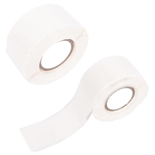 2 Rollen Selbstverschweißendes Silikonband, Isolierband Hitzebeständig Reparaturband Wasserdicht Dichtband Selbstklebend 2.5mm x 3m für wasserdichte Reparaturen, elektrische Anschlüsse -Weiß von Funnytek