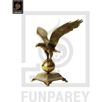 Handgemachtes 10" Messing Regal Falken Modell von Funparey