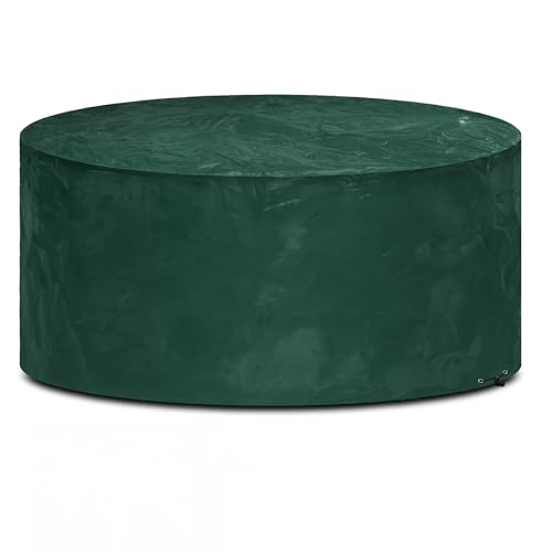 Funshot Gartenmöbel Abdeckung Wasserdicht,Gartenmöbel Abdeckplane für Gartentische Winterfest Winddicht UV-Beständiges Outdoor-Tisch Abdeckung Polyethylen,102x71cm(Grün) von Funshot