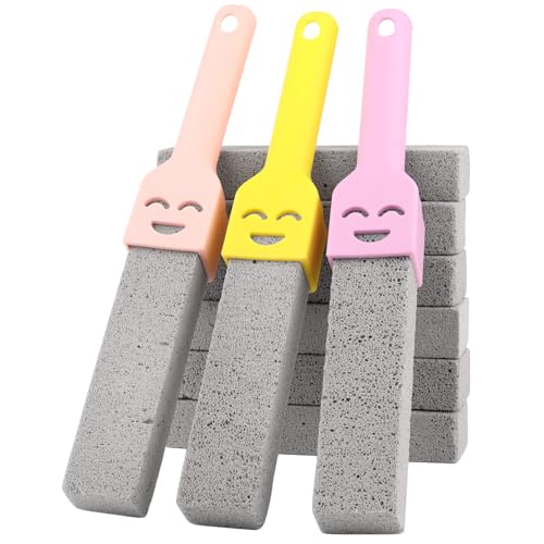 9 Stück Bimsstein toilette, Bimsstein Reinigungsstein mit 3 Griff, Cleaning block wc, wc bimsstein toilettenreiniger, Pumice Stone Toilet für Toilette, Bad, Waschbecken 9 Stück Bimsstein toilette, Bimsstein Reinigungsstein mit 3 Griff, Cleaning block wc, wc bimsstein toilettenreiniger, Pumice Stone Toilet für Toilette, Bad, Waschbecken von Funtery