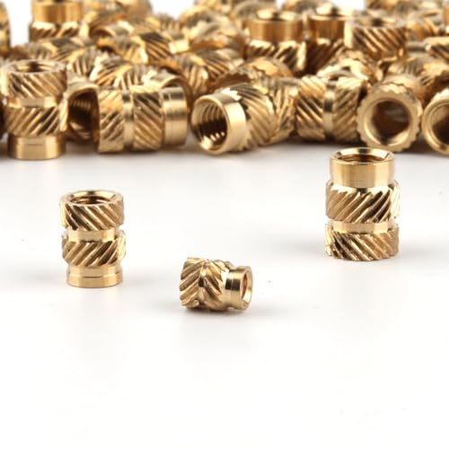 50 Stück Gewindeeinsatz, M3 M4 M5 Einschmelzgewinde Einpressmutter Messing Einbettung Muttern Gewindebuchsen Innengewinde Rändelmuttern für 3D Druck Kunststoffteilen Spritzguss 50 Stück Gewindeeinsatz, M3 M4 M5 Einschmelzgewinde Einpressmutter Messing Einbettung Muttern Gewindebuchsen Innengewinde Rändelmuttern für 3D Druck Kunststoffteilen Spritzguss von Funtery