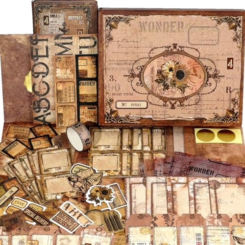 Funto Scrapbooking-Set, Die Liebesgedichte Serie - Geschichten der Begonien, Perfekt für Bullet Scrapbooking Materialien, Planner DIY Handwerk Collage von Funto