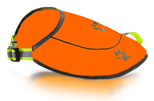 Hundeweste Sicherheit reflektierende-Hunting Wasserdichte Weste für beste Sicht bei Tag und Nacht mit Verschlüsse, Steckverbinder Komfortable einstellbare Größe XS S M L XL XXL Orange/Gelbe(S, Orange) Hundeweste Sicherheit reflektierende-Hunting Wasserdichte Weste für beste Sicht bei Tag und Nacht mit Verschlüsse, Steckverbinder Komfortable einstellbare Größe XS S M L XL XXL Orange/Gelbe(S, Orange) von Funtone Colors
