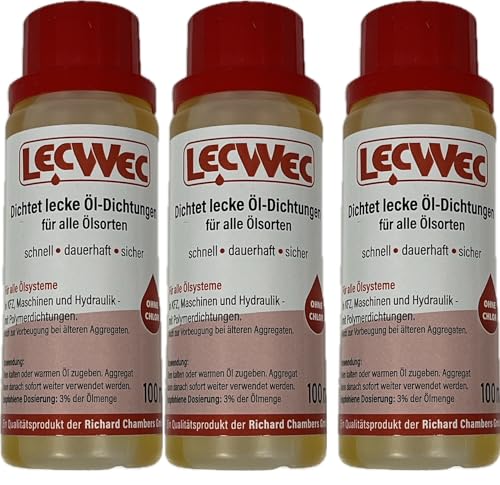 3 Stück LecWec 100ml Lec Wec Motor Getriebe Abdichtung Dichtung Dichtmittel von Funwave
