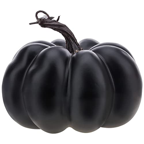 Funzhan 15 cm Groß Schwarz Künstlicher Kürbis Dekoration Herbst Halloween Lebensecht Schaum Faux Kürbis Für Thanksgiving Ernte Feiertag Küche Kamin Dekor Funzhan 15 cm Groß Schwarz Künstlicher Kürbis Dekoration Herbst Halloween Lebensecht Schaum Faux Kürbis Für Thanksgiving Ernte Feiertag Küche Kamin Dekor von Funzhan