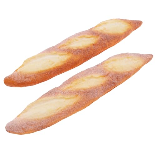 Funzhan 2 Stück künstliche Lange Laib Bäckerei Dekoration Modell gefälschte Simulation Brot Display lebensecht Faux Dessert realistische Lebensmittel Ornament Store Pub Funzhan 2 Stück künstliche Lange Laib Bäckerei Dekoration Modell gefälschte Simulation Brot Display lebensecht Faux Dessert realistische Lebensmittel Ornament Store Pub von Funzhan