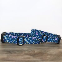 Schmetterling Druck Stoff Hundehalsband - Hund Geschenk von FureverGracie