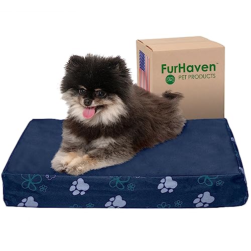 furhaven Memory Foam Matratze Haustierbett für Hunde und Katzen von Furhaven