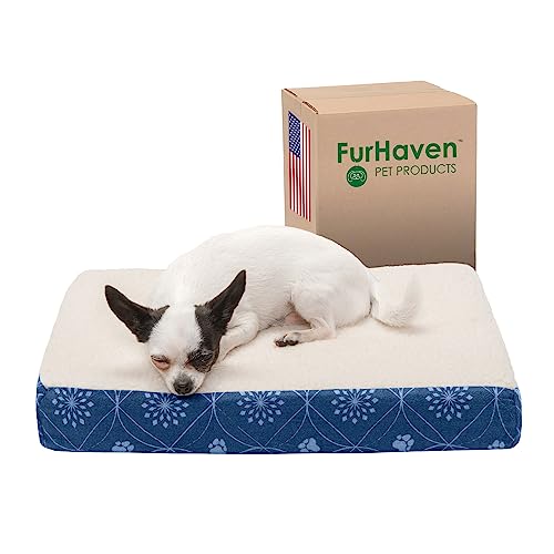 furhaven Memory Foam Matratze Haustierbett für Hunde und Katzen von Furhaven