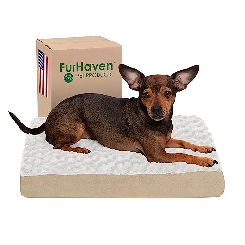 furhaven Memory Foam Matratze Haustierbett für Hunde und Katzen von Furhaven