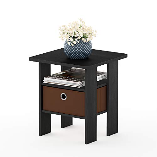 Furinno Andrey Beistelltisch Nachttisch mit Schublade, Americano/Mittelbraun Furinno Andrey Beistelltisch Nachttisch mit Schublade, Americano/Mittelbraun von Furinno