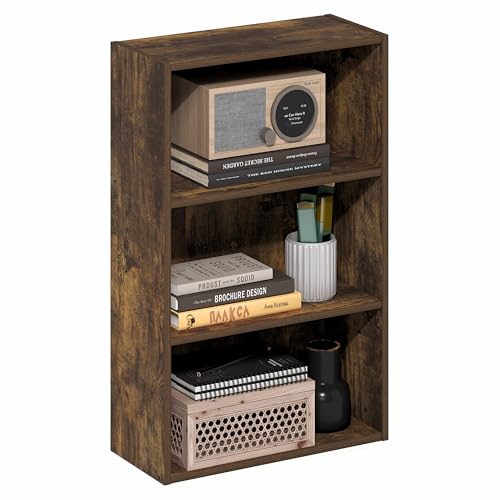 Furinno Basic 3-stöckiges offenes Regal, Bücherregal, Aufbewahrungsorganizer, 18.5 x 42.2 x 67.1 cm, Bernstein-Kiefer Furinno Basic 3-stöckiges offenes Regal, Bücherregal, Aufbewahrungsorganizer, 18.5 x 42.2 x 67.1 cm, Bernstein-Kiefer von Furinno