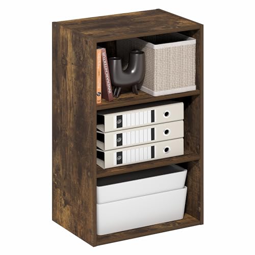 Furinno Basic 3-stöckiges offenes Regal, Bücherregal, Aufbewahrungsorganizer, 29 x 42.2 x 67.1 cm, Bernstein-Kiefer Furinno Basic 3-stöckiges offenes Regal, Bücherregal, Aufbewahrungsorganizer, 29 x 42.2 x 67.1 cm, Bernstein-Kiefer von Furinno