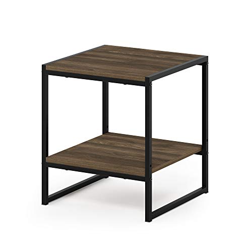 Furinno Camnus Beistelltisch mit 2 Ablageflächen, Holz, 40 x 40.39 x 45.72 cm von Furinno