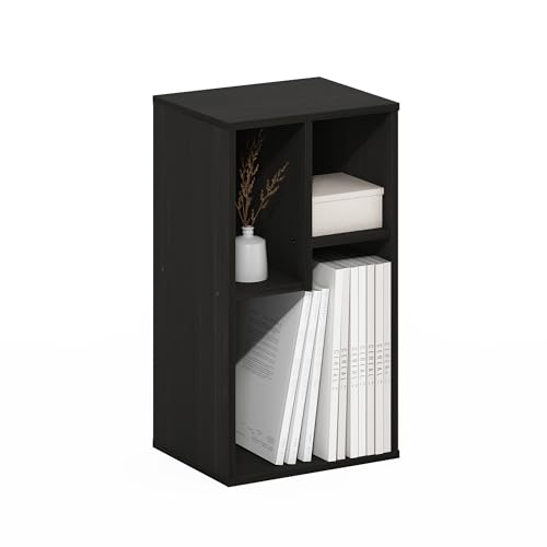 Furinno Daly Bücherregal mit 3 Würfeln und unregelmäßigen Würfeln, Aufbewahrungs-Organizer, Espresso von Furinno