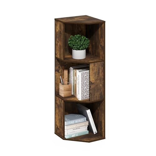 Furinno Econ 3-stufiges Freistehendes Eckregal-Bücherregal, Bernsteinkiefer Furinno Econ 3-stufiges Freistehendes Eckregal-Bücherregal, Bernsteinkiefer von Furinno
