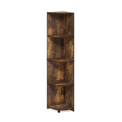 Furinno Econ 4-stufiges Eckregal-Bücherregal, Bernsteinkiefer Furinno Econ 4-stufiges Eckregal-Bücherregal, Bernsteinkiefer von Furinno