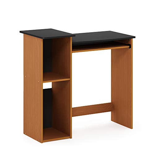 Furinno Econ Computerschreibtisch, Schreibtisch, PC-Tisch, Helle Kirsche/Schwarz, 83.8 (B) x 77.7 (H) x 39.6 (T) cm von Furinno